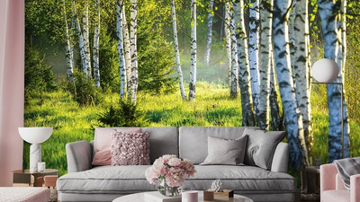 15 idées de papier peint panoramique forêt pour transformer votre intérieur