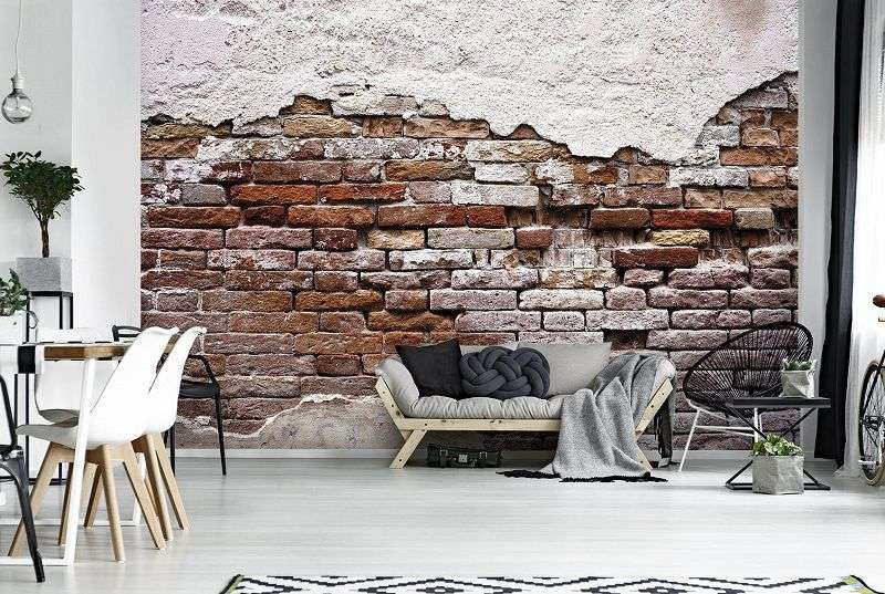 Pietra, mattoni e legno