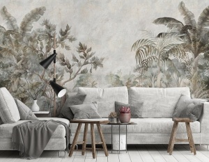 Papier peint photo Murale jungle exotique feuilles nature - 15095 - Img 4
