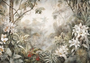 Papier peint Photo murale Naturejungle exotique feuilles nature - 15025