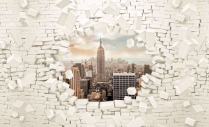 Papier Peint 3D Photo Murale XXL Villes pour chambre - New York - 2720