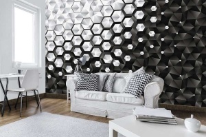 Formes minimalistes en noir et blanc - 10684 - Img 2