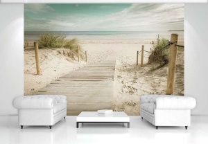 Papier peint - Chemin vers la plage de sable fin - 11597 - Img 2