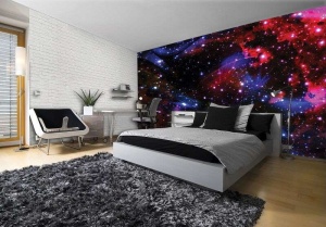 Papier peint - Etoiles dans le cosmos noir - 2515 - Img 2