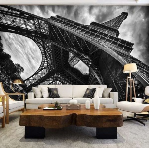 Papier peint photo murale XXL Villies grand-angle de la tour Eiffel - 12672 - Img 2