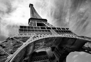 Papier Peint Panoramique XXL Villes de la tour Eiffel - Photo Murale Intissé