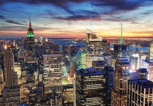 Papier Peint Photo Murale XXL Villes silhouette de New York - 14498