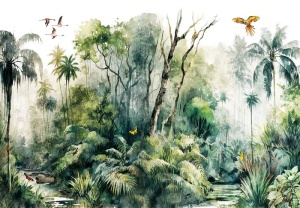 Papier peint Palmiers dans la jungle - 14605 - Img 1