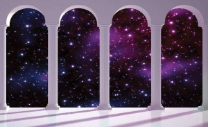 Papier peint - Etoiles 3D dans le ciel nocturne - 2359 - Img 1