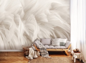 Papier peint Plumes pastel - 15279 - Img 3
