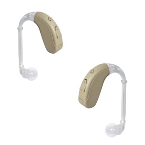 Set 2x Amplificatoare Auditive (Aparate Auditive) Digitale VHP-703 cu Tub de Aer – Hipoacuzie Severă, 128dB, Sunet Clar și Natural