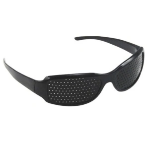 Ochelari Pinhole model D pentru exerciții de vedere.