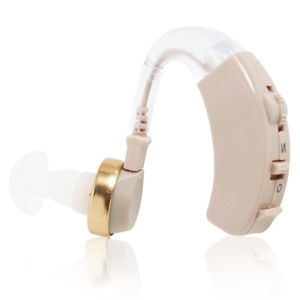 Amplificator Auditiv Retroauricular JIH-115 (Aparat Auditiv) – Reglaj Volum, 130dB, 3 Olive Siliconice