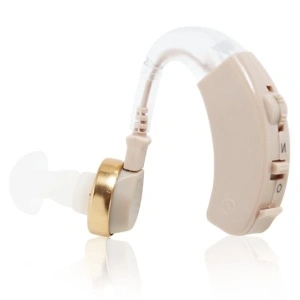 Amplificator Auditiv Retroauricular JIH-115 (Aparat Auditiv) – Reglaj Volum, 130dB, 3 Olive Siliconice
