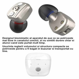 Aparate auditive VHP-1602 cu design ergonomic și carcasă compactă