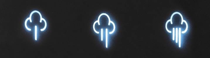A white light in the shape of a cloud
AI-generated content may be incorrect.
