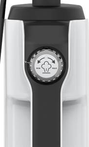 Close-up of a black and white blender
AI-generated content may be incorrect.