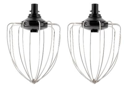 A pair of wire whisks
AI-generated content may be incorrect.