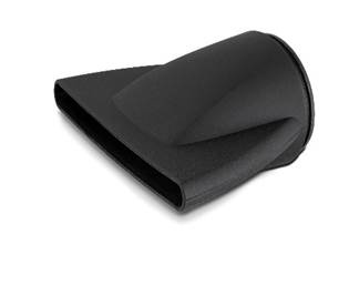 A black hair dryer on a white background
AI-generated content may be incorrect.