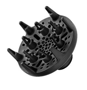 A black hairbrush with spikes
AI-generated content may be incorrect.