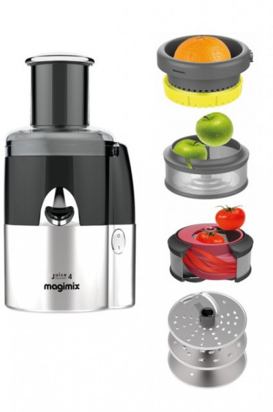 Extractor multifunctional de suc (storcator la rece) Magimix JUICE EXPERT 4 - crom/negru