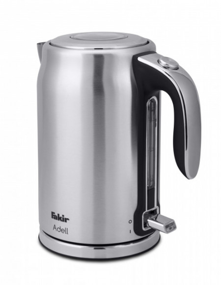 Fierbator Fakir Adell, 2200W, 1.7L, Inox, Indicator nivel apa, Crom