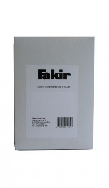 Set 5 saci hartie originali (unica folosinta) pentru aspiratoarele Fakir Red Vac - TS120