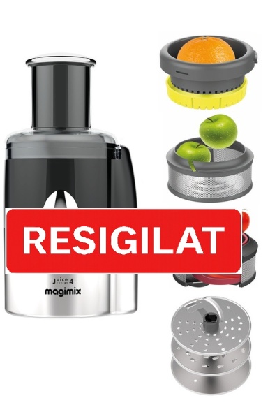 Extractor multifunctional de suc (storcator la rece) Magimix JUICE EXPERT 4 - crom/negru, PRODUS RESIGILAT