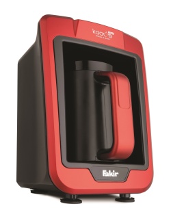 Aparat cafea turceasca Fakir Kaave Trio Cafea&Lapte, Luminasense Technology, 735W, Capacitate 280ml (1-4 cesti), Control digital, Avertizare sonora, Rosu - Img 3