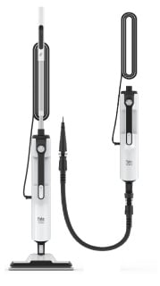 Aparat de curatat cu aburi 2 in 1 Fakir Duo Steam, 1400W, rezervor 380ml, 15-32 ml/min, 9 accesorii incluse, Incalzire in 15 sec, Alb - Img 8