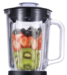 Blender Fakir Mixypro 1.5L, Vas rezistent din sticla, 3 Programe, Lama cu 6 cutite, 800W, Antracit - Img 2