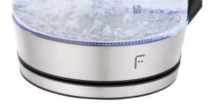 Fierbator electric Fakir Picardi, 1.8L, 2200w, Oprire automata, Iluminare LED, Sticla/Inox - Img 3