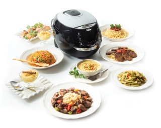 Multicooker Fakir Guvech, 20 de programe incl. Abur si Sous-vide, 1000W, 5 L, Timer 24 h, Afisaj LCD si control Touch, Negru - Img 4
