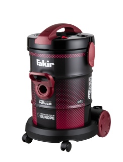 [RESIGILAT] Aspirator profesional Fakir 21LT, 2200W, 21L, Fara sac, Aspirare uscata, Turbo, Functie suflare, Tub telescopic, Accesorii incluse, Bordeaux - Img 3