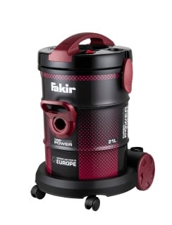 Aspirator profesional Fakir 21LT, 2200W, 21L, Fara sac, Turbo, Functie suflare, Tub telescopic, Accesorii incluse, Bordeaux - Img 3