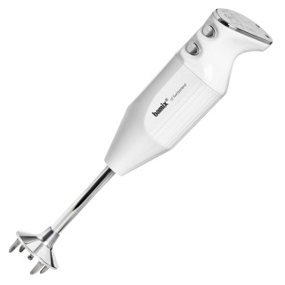 Mixer BAMIX Baking 200W, 4 lame, SliceSy, Procesor, Motor profesional, Vas 1000ml, Vas 600ml, Vas 400ml, Stand Swissline, Alb - Img 2
