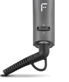 Placă de îndreptat părul Fakir Ion Fusion, Ceramică cu ulei de Argan, Ionizare Nano Water, 10 setări temp. (140°C-230°C), LCD, Memorie temp., Cablu rotativ 360°, Husă inclusă, Antracit - Img 7