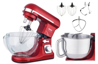[RESIGILAT] Robot de bucatarie Fakir Culina Chef, 1000W, Bol 5 L inox, Bol 5 L sticla, Sistem carlige duble, 6 Viteze - Pulse, Rosu (Copy 1)