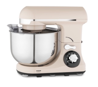 Robot de bucatarie Fakir Magichef, 1200W, Bol 4 L inox, 3 accesorii inox, 6 Viteze - Pulse, Angrenaje metalice, Roz - Img 2