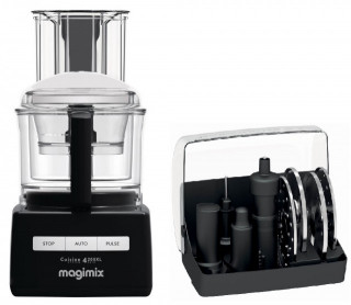 Robot multifunctional MAGIMIX CS4200XL, 950W, Motor profesional cu 30 ani garantie, 3 boluri (3L/2.6L/1.2L), Viteza automata, Fabr. in Franta, Negru