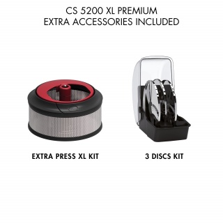 Robot multifunctional Magimix CS5200XL Premium, 1100W, Motor profesional cu 30 ani garantie, 3 boluri (3.6L/2.6L/1.2L), Viteza automata, Fabr. in Franta, Rosu, PRODUS RESIGILAT - Img 3