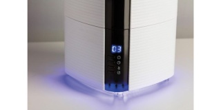 Umidificator ultrasunete Fakir Airwell, rezervor 4 l, 300 ml/h, Senzor de umiditate, Higrostat, Filtru ceramic, Afisaj LCD, Iluminare speciala, Telecomanda, Timer, PRODUS RESIGILAT - Img 4