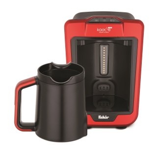 Aparat cafea turceasca Fakir Kaave Trio Cafea&Lapte, Luminasense Technology, 735W, Capacitate 280ml (1-4 cesti), Control digital, Avertizare sonora, Rosu - Img 5