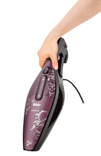 Aspirator multifunctional cu fir Fakir Darky 2 in 1 vertical si de mana, 1 l, 800 W, Duza speciala parchet, Violet/Negru - Img 2