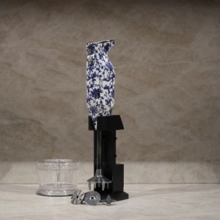 Mixer Bamix DeLuxe Design Edition 200W, Motor profesional, Rasnita, Stand DeLuxe, 3 lame, Porcelain blue - Img 3