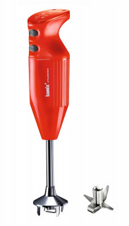 Mixer Bamix One 160W, Motor profesional, 1 lama multifunctionala, Rosu - Img 1