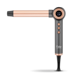 Ondulator de păr Fakir Ion Fusion, Capăt pliabil, Ceramică cu ulei de Argan, Ionizare, 10 setări temp. (120°C-210°C), Afisaj LCD, Blocare temperatură, Oprire automată, Husă și mănușă incluse, Antracit - Img 7