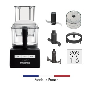 Robot multifunctional MAGIMIX CS4200XL, 950W, Motor profesional cu 30 ani garantie, 3 boluri (3L/2.6L/1.2L), Viteza automata, Fabr. in Franta, Negru