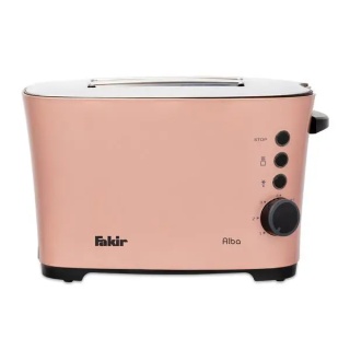 Prajitor de paine Fakir Alba, 850 W, 2 felii, Grad de rumenire ajustabil, 7 trepte, Inox, Functie dezghetare, Roz - Img 2