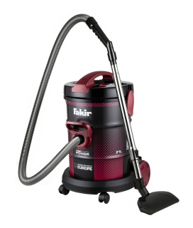 [RESIGILAT] Aspirator profesional Fakir 21LT, 2200W, 21L, Fara sac, Aspirare uscata, Turbo, Functie suflare, Tub telescopic, Accesorii incluse, Bordeaux